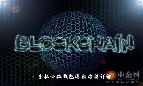 : 手機小狐錢包退出方法詳解