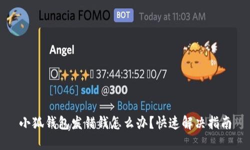 小狐錢(qián)包發(fā)錯(cuò)錢(qián)怎么辦？快速解決指南