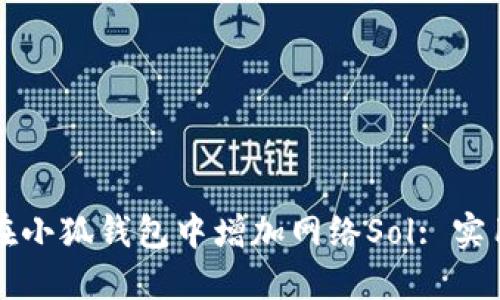 如何在小狐錢(qián)包中增加網(wǎng)絡(luò)Sol: 實(shí)用指南